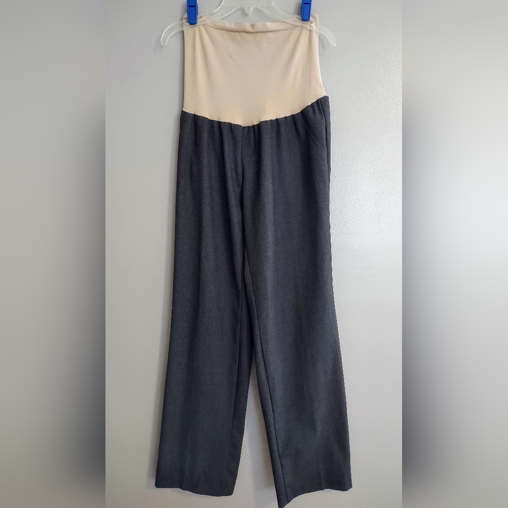 Motherhood Full Panel Maternity Grey Dress Pants, Size Medium, Great Condition